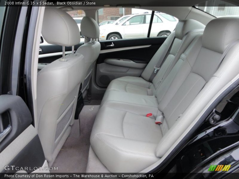 Black Obsidian / Stone 2008 Infiniti G 35 x S Sedan