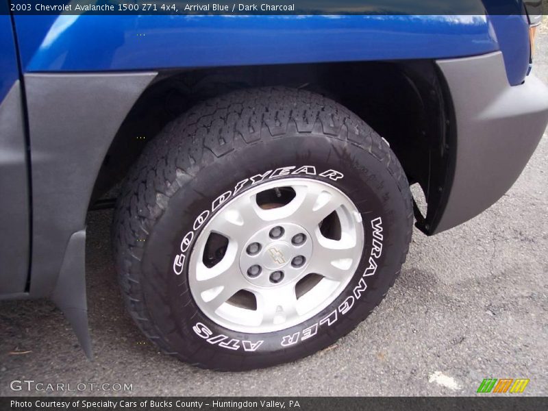 Arrival Blue / Dark Charcoal 2003 Chevrolet Avalanche 1500 Z71 4x4