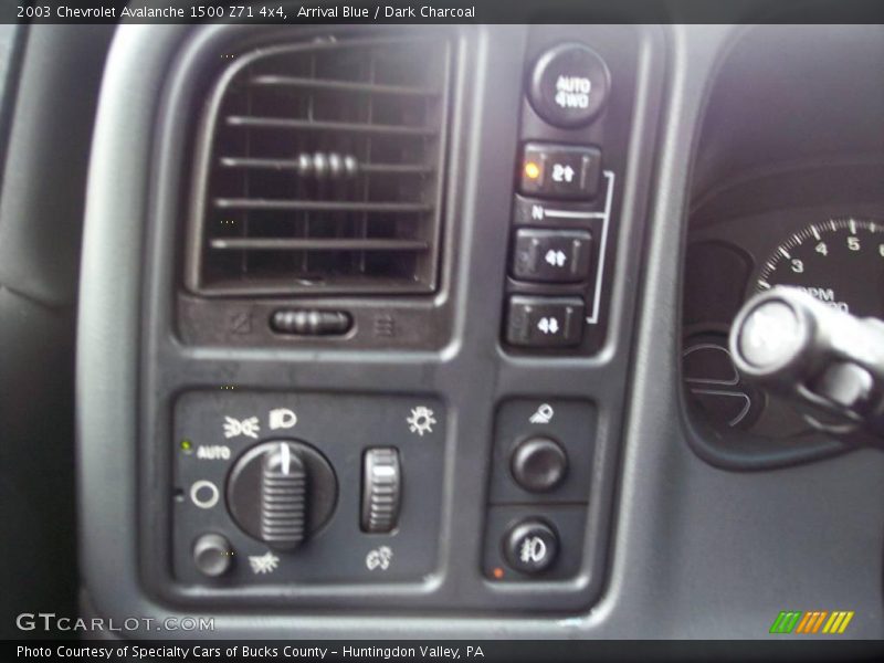 Arrival Blue / Dark Charcoal 2003 Chevrolet Avalanche 1500 Z71 4x4