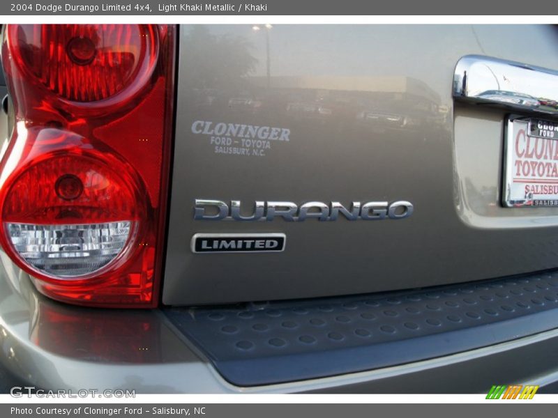 Light Khaki Metallic / Khaki 2004 Dodge Durango Limited 4x4