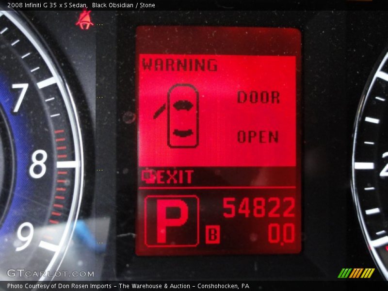 Black Obsidian / Stone 2008 Infiniti G 35 x S Sedan