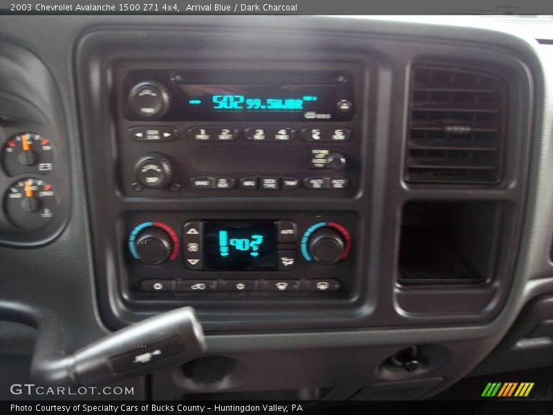 Arrival Blue / Dark Charcoal 2003 Chevrolet Avalanche 1500 Z71 4x4
