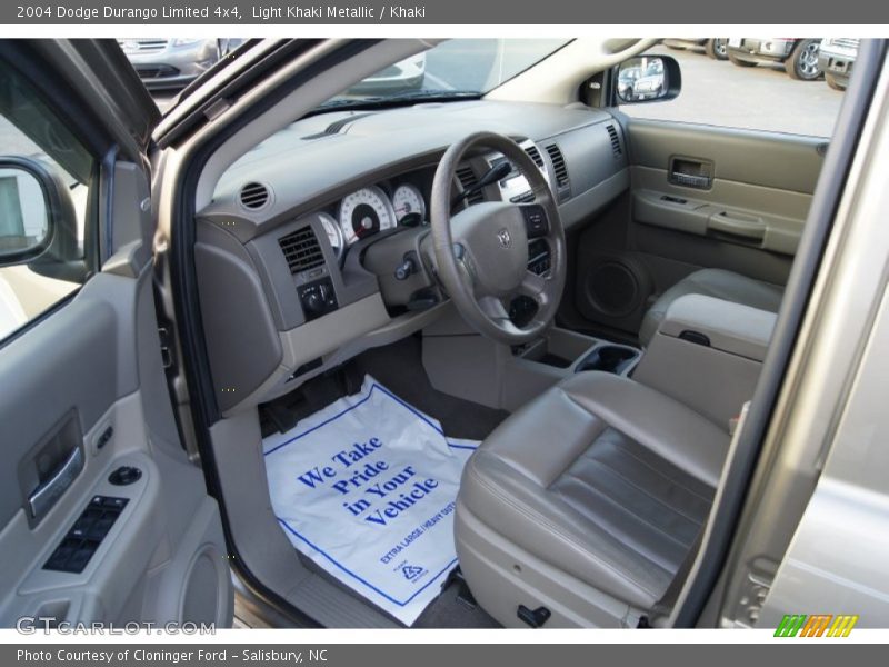 Light Khaki Metallic / Khaki 2004 Dodge Durango Limited 4x4