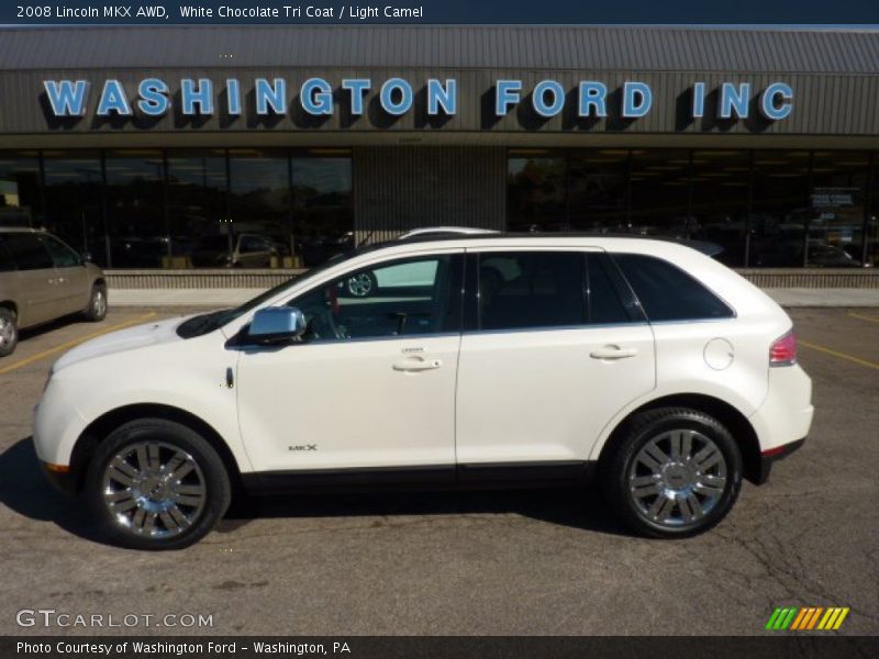 White Chocolate Tri Coat / Light Camel 2008 Lincoln MKX AWD