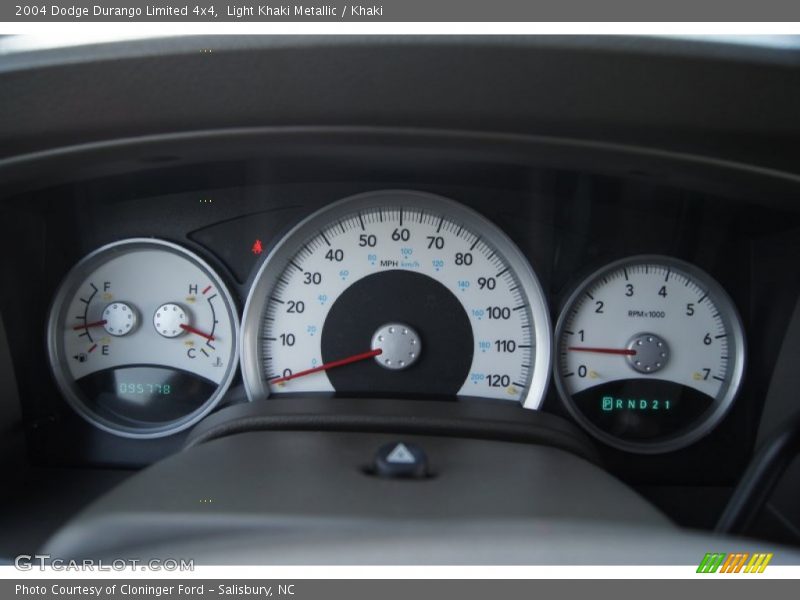 Light Khaki Metallic / Khaki 2004 Dodge Durango Limited 4x4