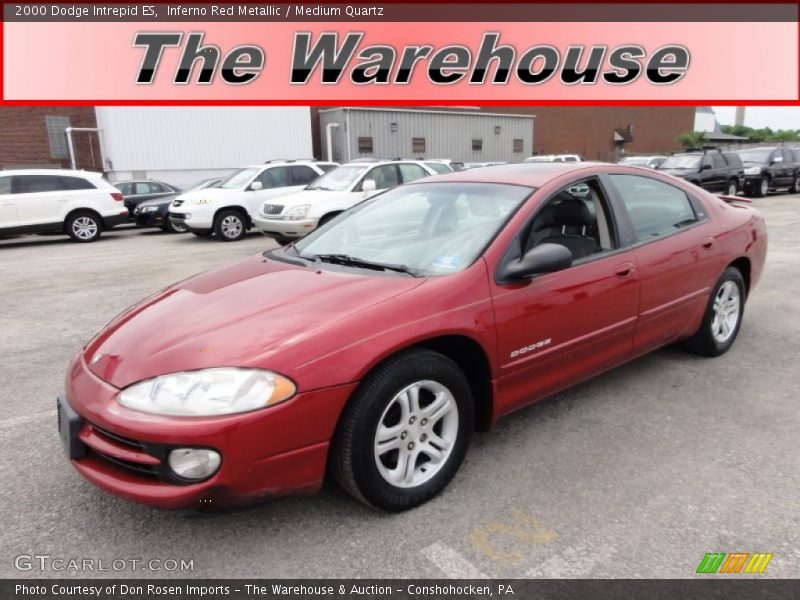 Inferno Red Metallic / Medium Quartz 2000 Dodge Intrepid ES