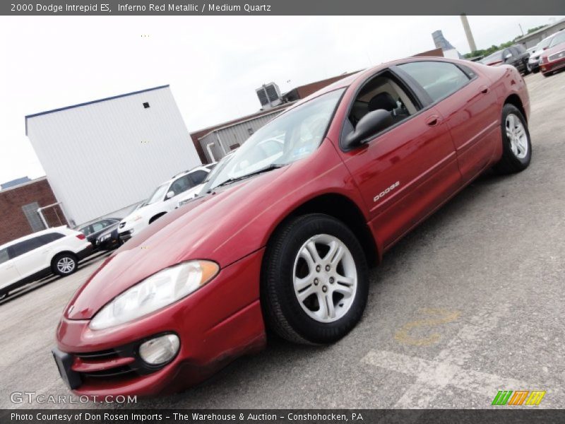 Inferno Red Metallic / Medium Quartz 2000 Dodge Intrepid ES