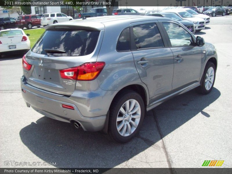 Mercury Gray / Black 2011 Mitsubishi Outlander Sport SE 4WD