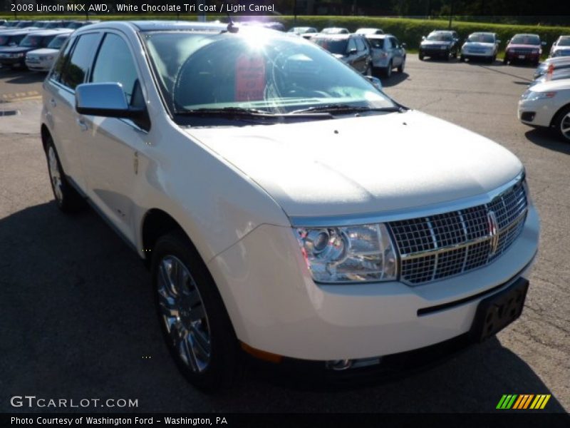 White Chocolate Tri Coat / Light Camel 2008 Lincoln MKX AWD