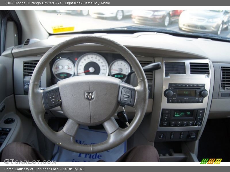Light Khaki Metallic / Khaki 2004 Dodge Durango Limited 4x4