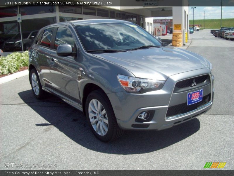 Mercury Gray / Black 2011 Mitsubishi Outlander Sport SE 4WD