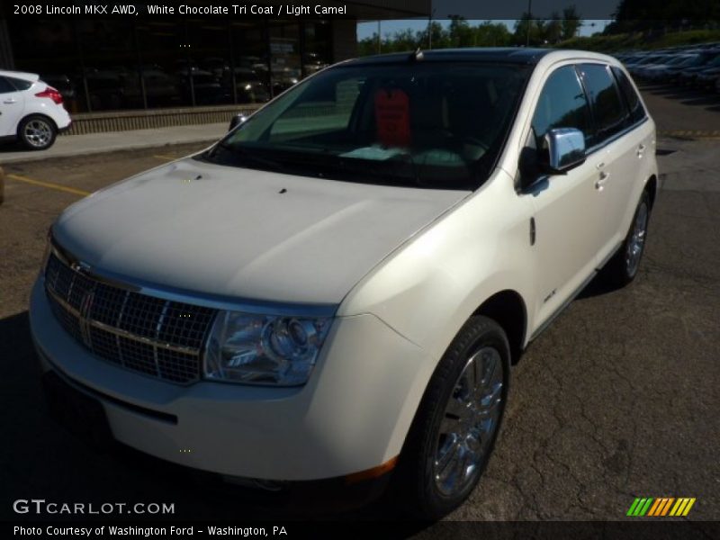 White Chocolate Tri Coat / Light Camel 2008 Lincoln MKX AWD