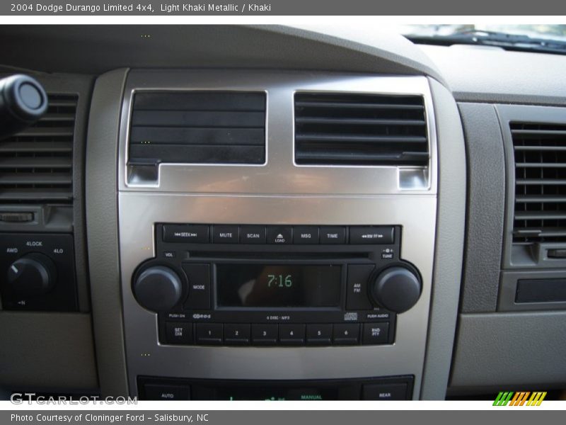 Light Khaki Metallic / Khaki 2004 Dodge Durango Limited 4x4