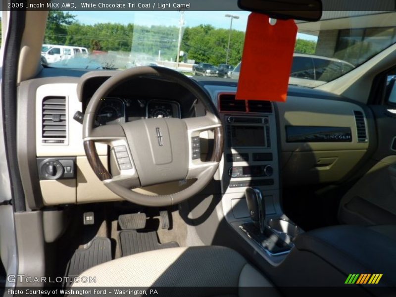 White Chocolate Tri Coat / Light Camel 2008 Lincoln MKX AWD