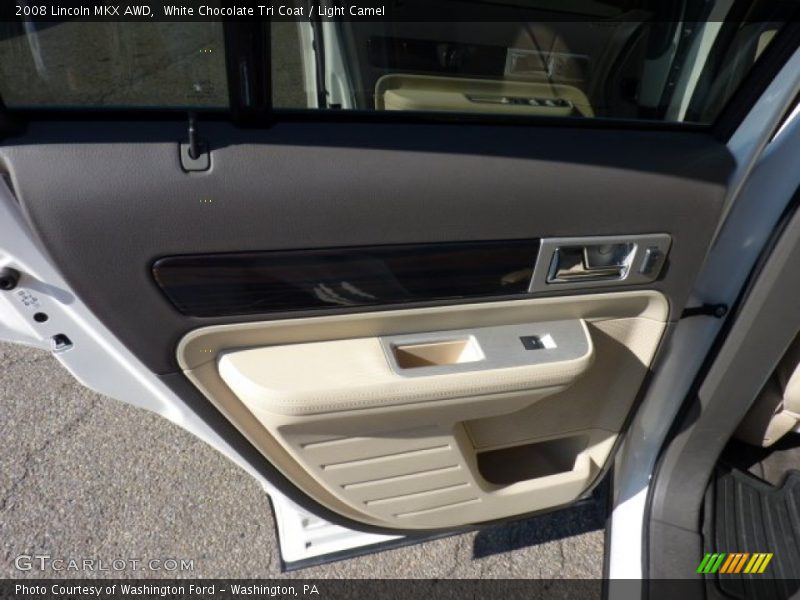 White Chocolate Tri Coat / Light Camel 2008 Lincoln MKX AWD