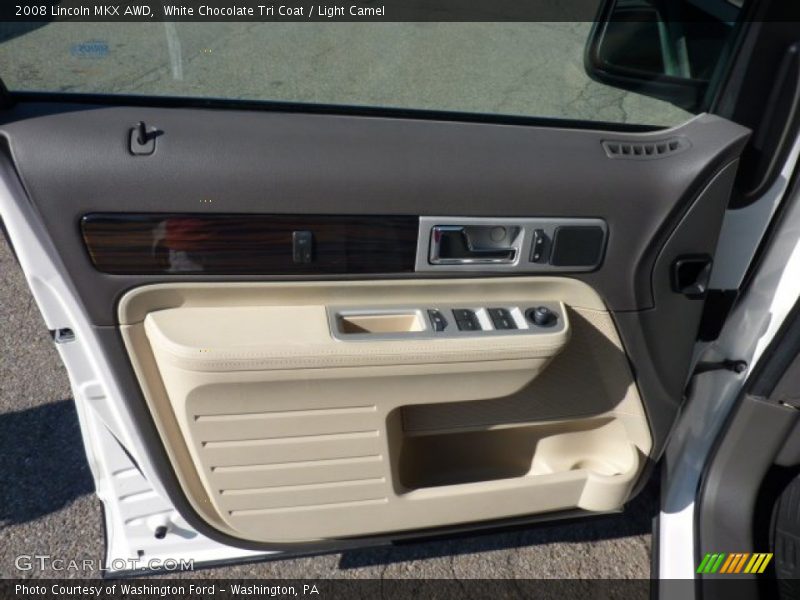 White Chocolate Tri Coat / Light Camel 2008 Lincoln MKX AWD