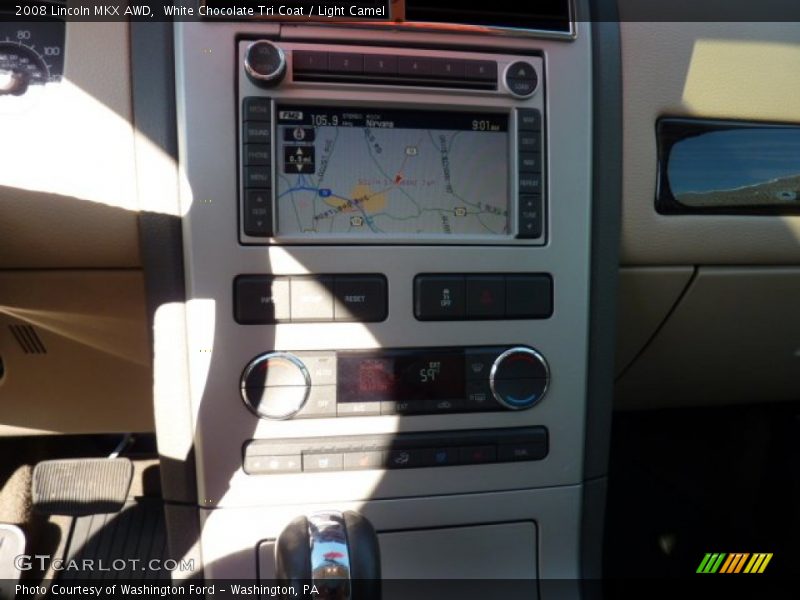 White Chocolate Tri Coat / Light Camel 2008 Lincoln MKX AWD