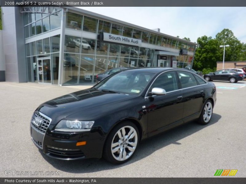 Brilliant Black / Black 2008 Audi S6 5.2 quattro Sedan