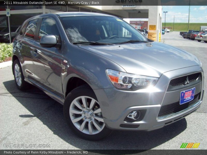 Mercury Gray / Black 2011 Mitsubishi Outlander Sport SE 4WD