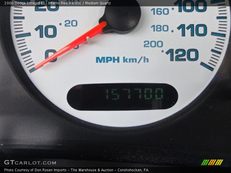 Inferno Red Metallic / Medium Quartz 2000 Dodge Intrepid ES