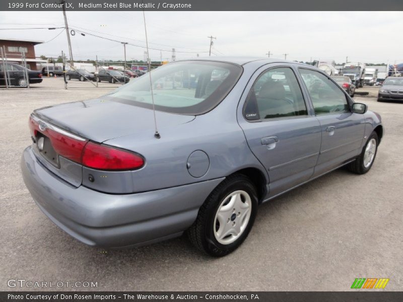 Medium Steel Blue Metallic / Graystone 1999 Ford Contour LX