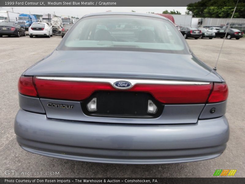 Medium Steel Blue Metallic / Graystone 1999 Ford Contour LX