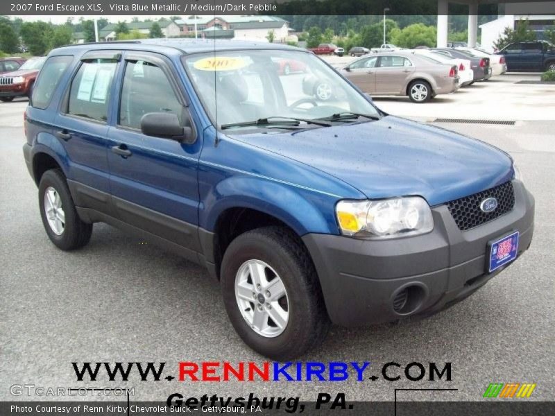 Vista Blue Metallic / Medium/Dark Pebble 2007 Ford Escape XLS