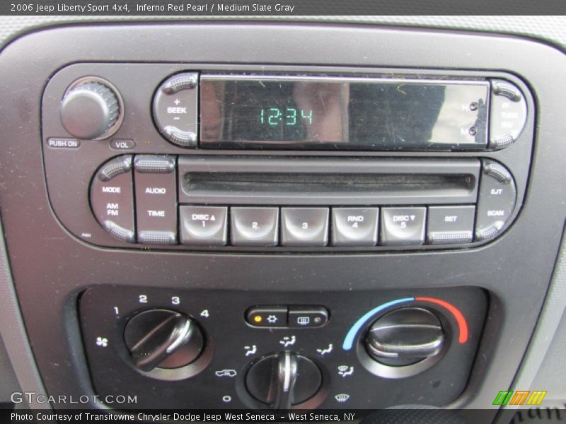 Inferno Red Pearl / Medium Slate Gray 2006 Jeep Liberty Sport 4x4