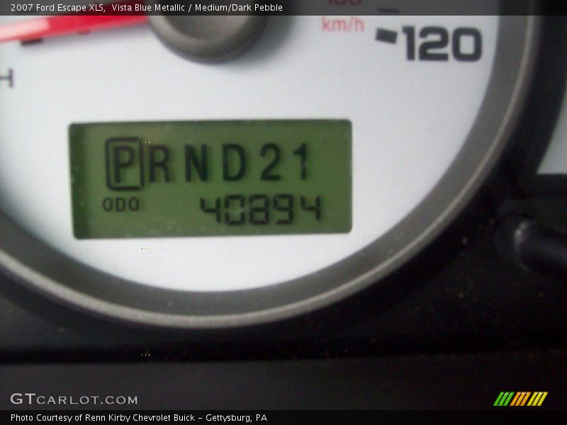 Vista Blue Metallic / Medium/Dark Pebble 2007 Ford Escape XLS