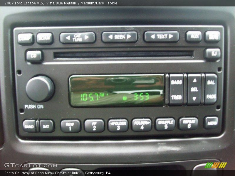 Vista Blue Metallic / Medium/Dark Pebble 2007 Ford Escape XLS