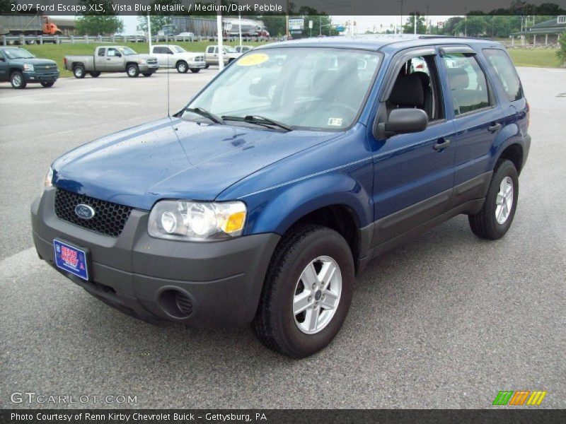 Vista Blue Metallic / Medium/Dark Pebble 2007 Ford Escape XLS