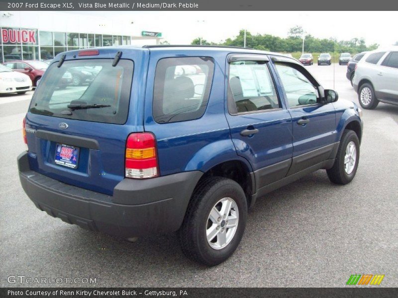 Vista Blue Metallic / Medium/Dark Pebble 2007 Ford Escape XLS