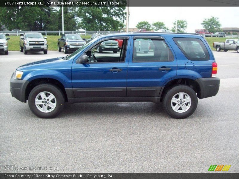 Vista Blue Metallic / Medium/Dark Pebble 2007 Ford Escape XLS