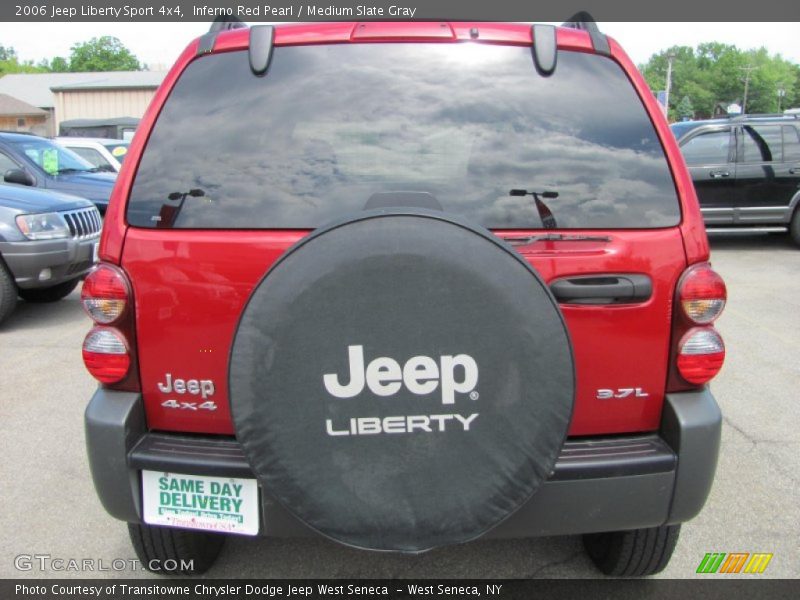 Inferno Red Pearl / Medium Slate Gray 2006 Jeep Liberty Sport 4x4