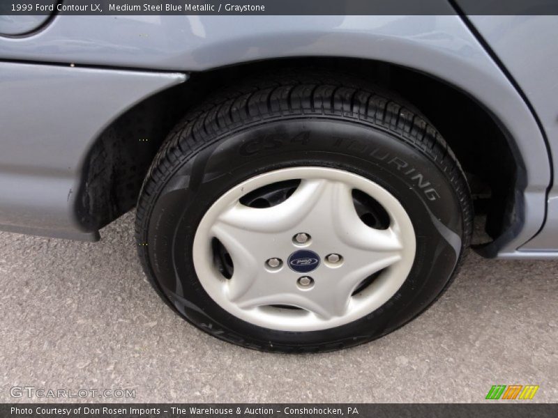 Medium Steel Blue Metallic / Graystone 1999 Ford Contour LX