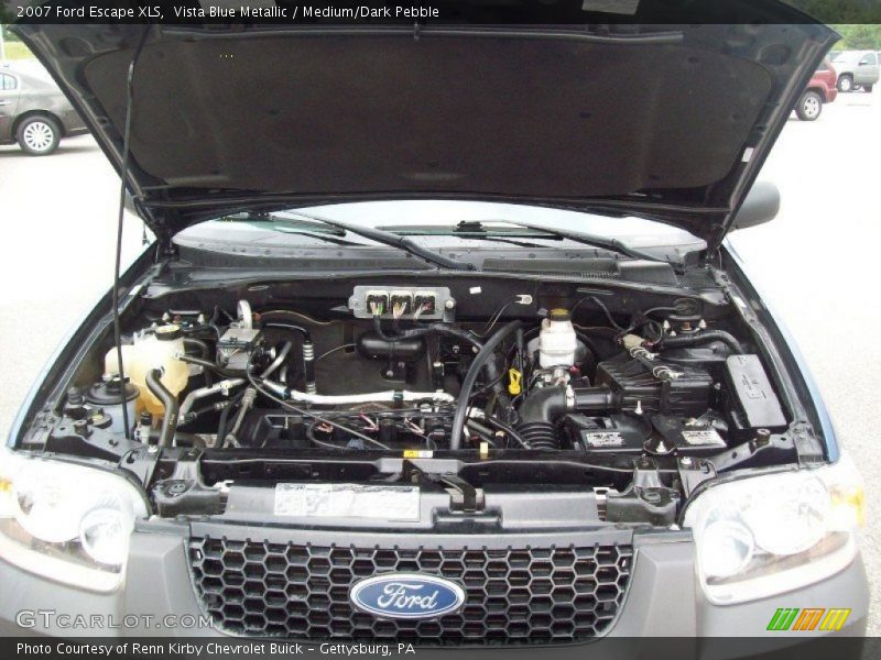 Vista Blue Metallic / Medium/Dark Pebble 2007 Ford Escape XLS