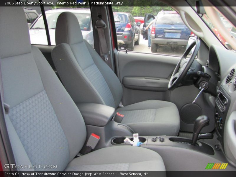 Inferno Red Pearl / Medium Slate Gray 2006 Jeep Liberty Sport 4x4