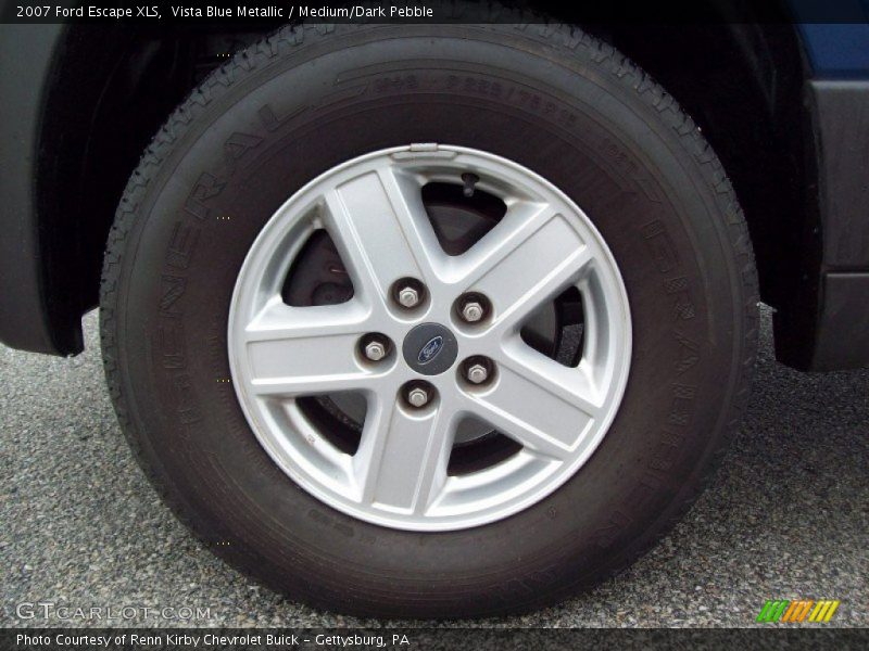 Vista Blue Metallic / Medium/Dark Pebble 2007 Ford Escape XLS
