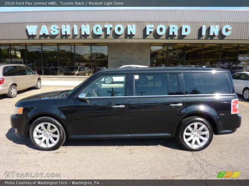 Tuxedo Black / Medium Light Stone 2010 Ford Flex Limited AWD