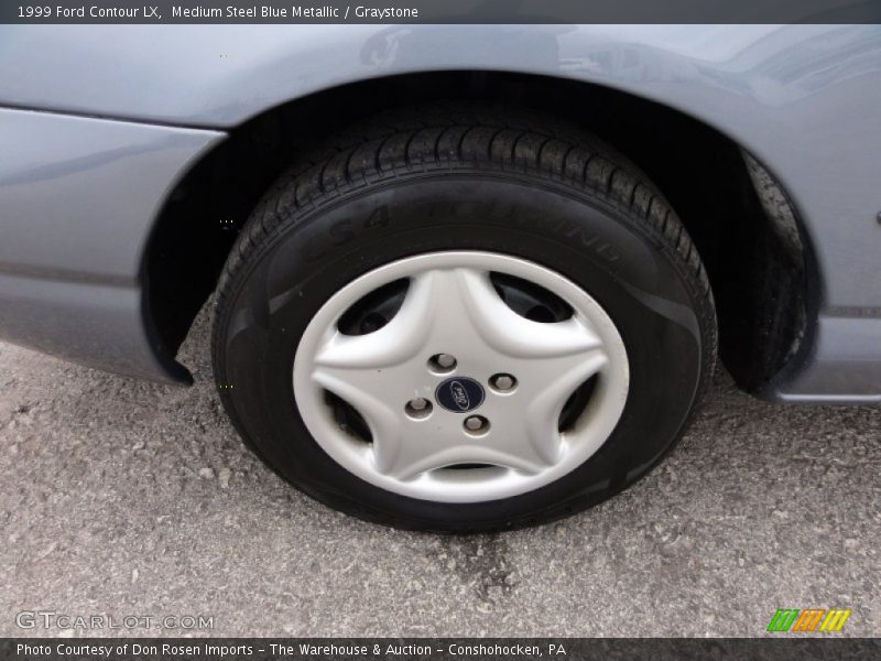 Medium Steel Blue Metallic / Graystone 1999 Ford Contour LX