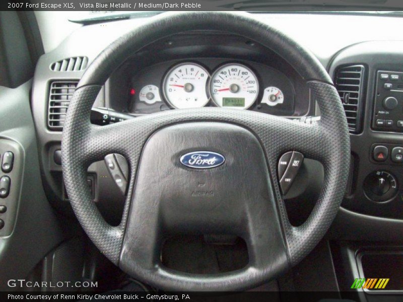 Vista Blue Metallic / Medium/Dark Pebble 2007 Ford Escape XLS