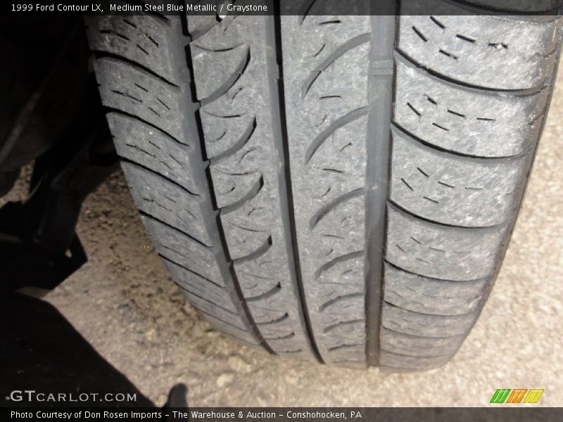 Medium Steel Blue Metallic / Graystone 1999 Ford Contour LX