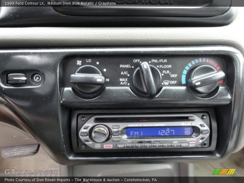 Medium Steel Blue Metallic / Graystone 1999 Ford Contour LX
