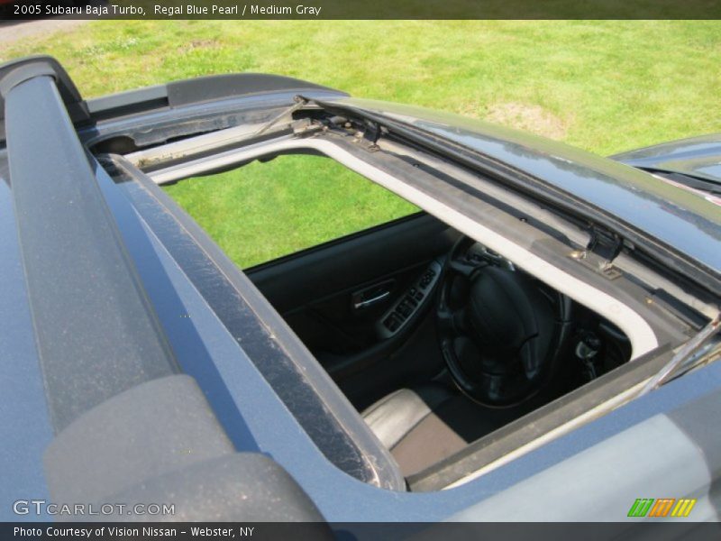 Regal Blue Pearl / Medium Gray 2005 Subaru Baja Turbo
