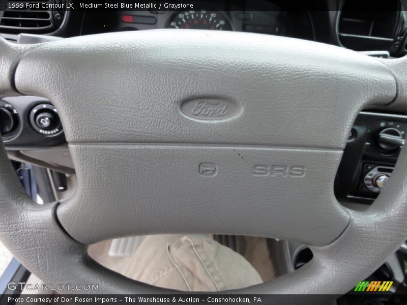 Medium Steel Blue Metallic / Graystone 1999 Ford Contour LX