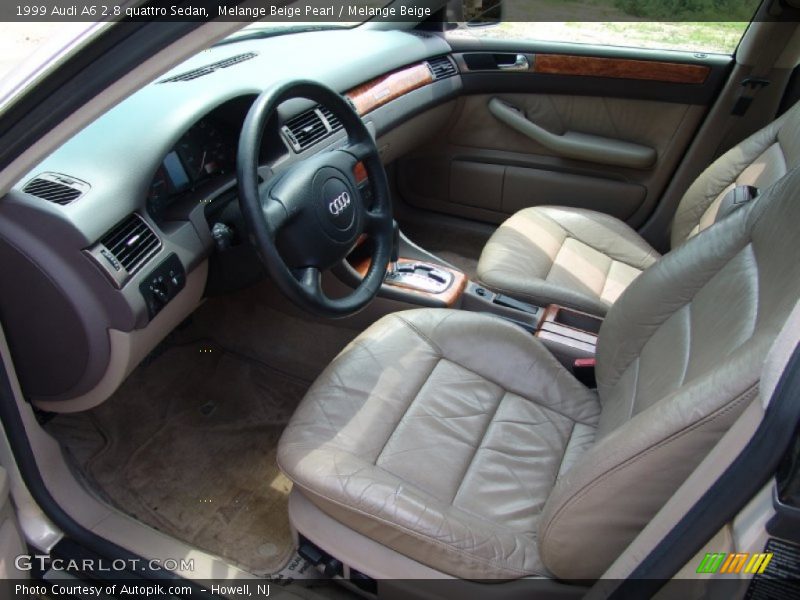  1999 A6 2.8 quattro Sedan Melange Beige Interior
