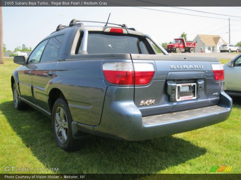 Regal Blue Pearl / Medium Gray 2005 Subaru Baja Turbo