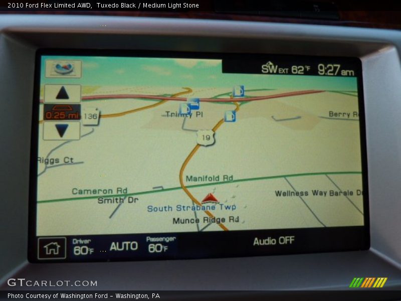 Navigation of 2010 Flex Limited AWD