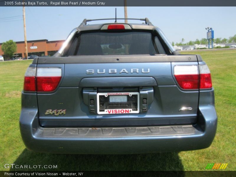 Regal Blue Pearl / Medium Gray 2005 Subaru Baja Turbo