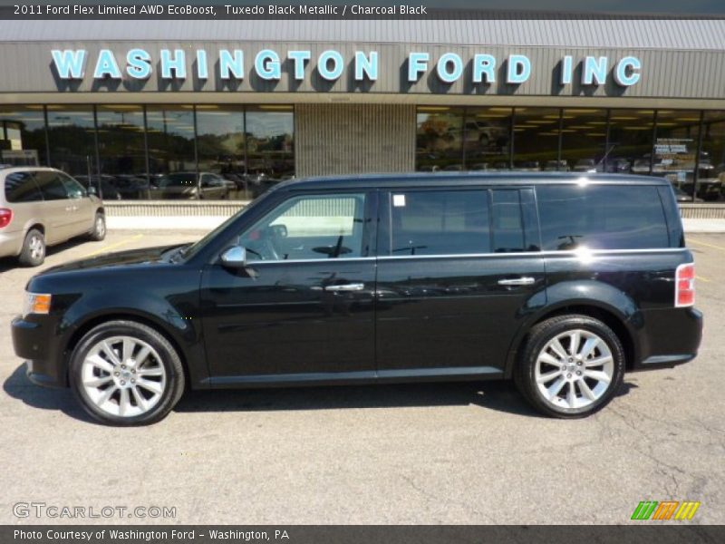 Tuxedo Black Metallic / Charcoal Black 2011 Ford Flex Limited AWD EcoBoost